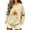 Beige Sweatshirts, variant on Jsaierl Halloween Sweatshirts Women Funny Graphic Pullovers Soft Work Crewneck Long Sleeve Shirt Tops Halloween Costumes, Sizes XS-XL