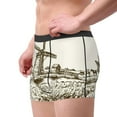 thumbnail image 2 of Pofeuu Dutch Windmill Print Men’s Boxer Briefs, Moisture-Wicking Underwear, Regular,Trunk-Small, 2 of 5