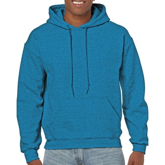 Gildan G185 Adult Heavy Blend™ 8 oz., 50/50 Pullover Hooded Sweatshirt - ANTIQUE SAPPHIRE - S