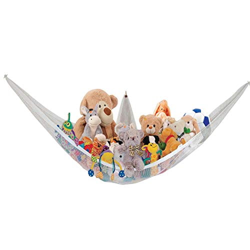 traderplus Stuffed Animal Toy Hammock Childrens Toy Storage Mesh