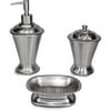 Better Homes and Gardens Classic Brushed 3-Piece Bath Accessories Set