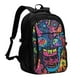 thumbnail image 1 of Easygdp Neon Graffiti Urban Art Mochila para Laptop de Viaje con Puerto USB, Mochila para Laptop con Puerto de Carga USB para Mujeres y Hombres, 1 of 7