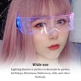 thumbnail image 4 of Sonducket LED Glasses Portable Luminous Light up Props  Music Adults Festival Dark Glowing Children Bar Decoration Eyeglasses Type3, 4 of 6