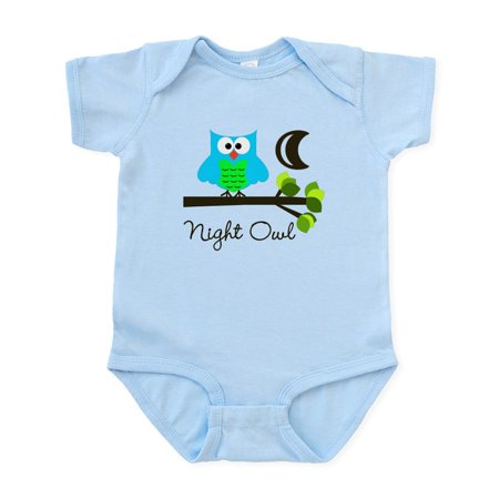 

CafePress - Night Owl Body Suit - Baby Light Bodysuit Size Newborn - 24 Months