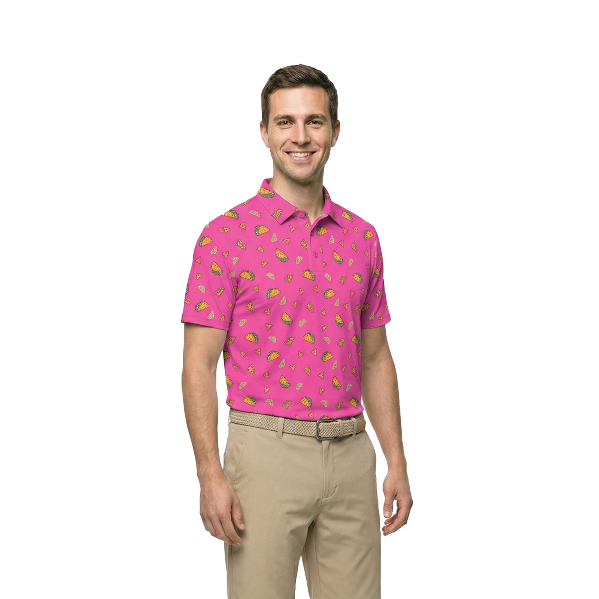 Birdie Bound Men' s & Big and Tall Golf Polo Shirts, Sizes XS-4XLT