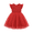 Red, variant on Oudiya Toddler Girls Lace Tutu Dress 3 Layer Tulle Ruffle Sleeve Summer Flower Girl Wedding Birthday Dress