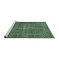 thumbnail image 2 of Ahgly Company Machine Washable Indoor Rectangle Persian Turquoise Blue Traditional Area Rugs, 8' x 12', 2 of 4