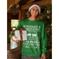 thumbnail image 2 of Tstars Meeowee Holiday Pullover Cute Christmas Cat Ugly Funny Xmas Party Sweatshirt - Red Small XX-Large Green, 2 of 6