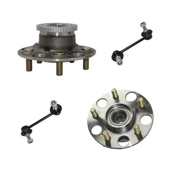 Rear Wheel Hub and Sway Bar Link Kit - Compatible with 1999 - 2003 Acura TL 2000 2001 2002