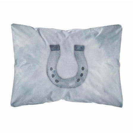 Horseshoe Watercolor Canvas Fabric Decorative Pillow