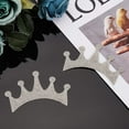 thumbnail image 4 of 2 pegatinas de princesa reina - Pegatinas plateadas con diamantes de imitación, impermeables para coches, parachoques, ventanas y portátiles, 2,55 x 3,93 pulgadas, 4 of 8