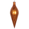thumbnail image 1 of Vickerman MT198588D Ornement Glitter Net Finial en Cuivre 12 Po., 1 of 2