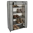 thumbnail image 1 of Simplify 4124-BLACKFEJ 5 Tier Shoe Organizer with Cover, 1 of 1