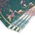 thumbnail image 2 of Pimpernel Sara Miller Woodland Tales Placemats, Set of 4 - Heat Resistant Modern Table Mats Featuring Winter Animals - (15.7” x 11.7”) MDF with Cork Backing for Table Protection, 2 of 5