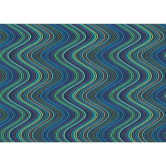 Ahgly Company Machine Washable Indoor Rectangle Transitional Light Sea Green Area Rugs, 5' x 8'