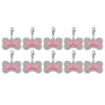 thumbnail image 4 of 10 Pcs Chien Chat Tag Personnalisé ID Anti??Loss Animal Lettrage Acier Inoxydable Pendentif, 4 of 8