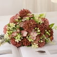 thumbnail image 4 of Sunjoy Tech Fake Bouquet Not Withered Easy Care Non-fading Vivid Decorate Wedding Christmas Artificial Flower Household Stuffs, 4 of 8