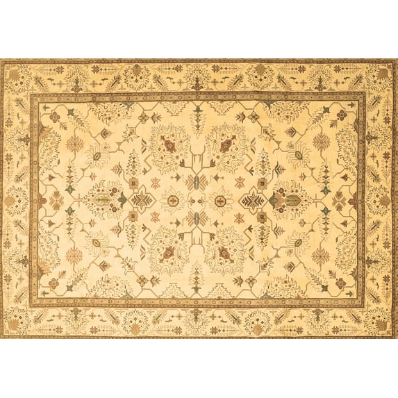 Ahgly Company Indoor Rectangle Persian Brown Traditional Area Rugs, 5' x 7'