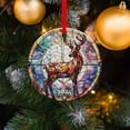 thumbnail image 4 of Rbaofujie Décorations de Noël Intérieures Pendentif Acrylique Concave Texturé Rond Décoration de Noël, 4 of 7