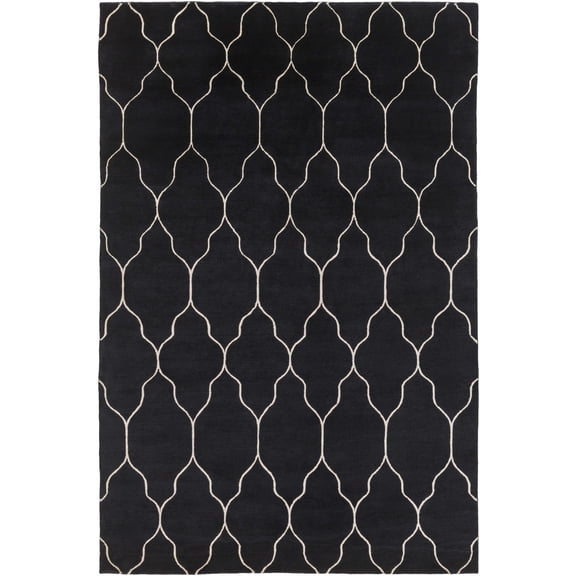 BoutiqueRugs Hemingway Transitional Area Rug - Beige, Black - 2' x 3'