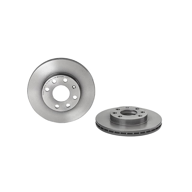 Par de DISCOS VENTILADOS CHEVY PICKUP 1999 al 2003 CHEVROLET 1.6L L4 Delanteros BREMBO .