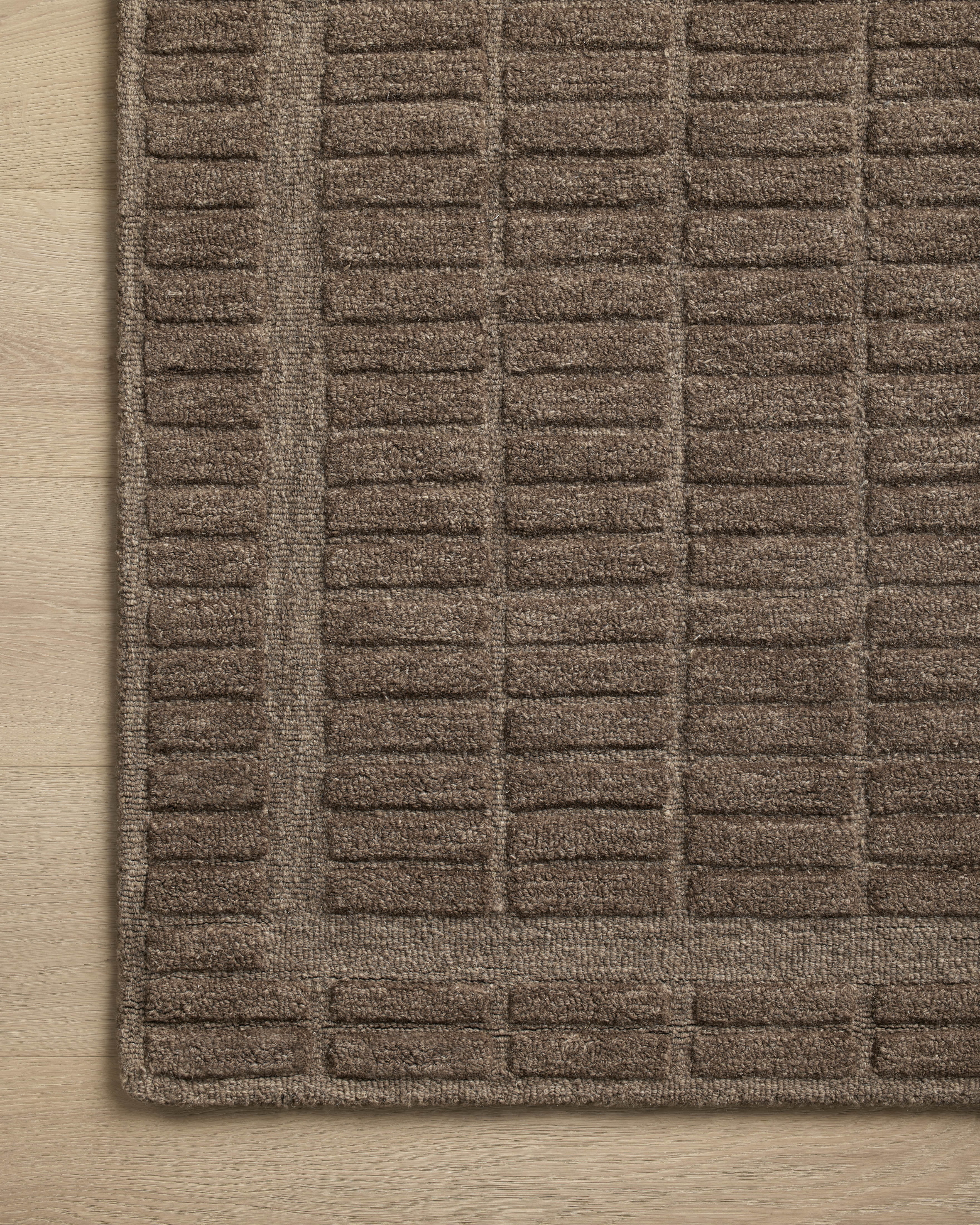 Chris Loves Julia x Loloi Bradley Cocoa / Cocoa 8'-6" x 11'-6" Area Rug