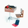 thumbnail image 7 of The Queen's Treasures 18 In Doll Furniture, 1940’s Style Wooden School Desk. Includes Desk with Accessory Storage, Intended for use with American Girl Dolls, 7 of 7
