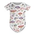 thumbnail image 5 of Fairytale Mushroom Rainbow Bodysuit for Boy Girl Enchanted Mushroom Forest Baby Romper Colorful Mushroom Infant One Piece Outfits, 5 of 7