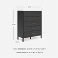 thumbnail image 3 of Ashley Furniture Cadmori Black Chest of Drawers, 3 of 7