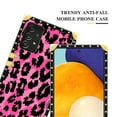thumbnail image 5 of FKBRCL4U Compatible with Samsung Galaxy A52 5G Case, Pink Black Leopard Luxury Golden Decoration for Girl Women Soft TPU Shockproof Protective Hard PC Back, 5 of 7