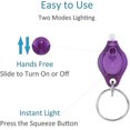 thumbnail image 3 of 10 Pieces Uv Light Mini Led Keychain Flashlight Torch Keyring Lights, 3 of 4