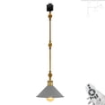 thumbnail image 1 of FSLiving J Type Track Lighting, Adjustable Ceiling Lighting Remote Control with Dimmable Color Changing Smart LED Edison Bulbs DIY Ceiling Spotlight J Track Mounted, Macaron Grey - 1 Light, 1 of 9