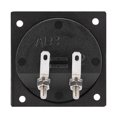 thumbnail image 2 of caja de terminales de altavoces, empuje tipo 2 poste de conexión Cable Square Spring Cup conector componentes acústicos para DIY Home Car Stereo Speaker Partes Electronicas Octpeak No, 2 of 7