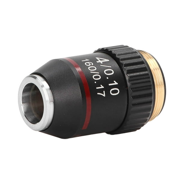 Biological Microscope Plan Objective Lens 6 Kinds 4X-100X Thread 160/0.17