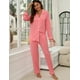 thumbnail image 5 of Conjunto de pijama ZMJ camisa de manga larga y pantalones de pijama Pink Hearts S, 5 of 7