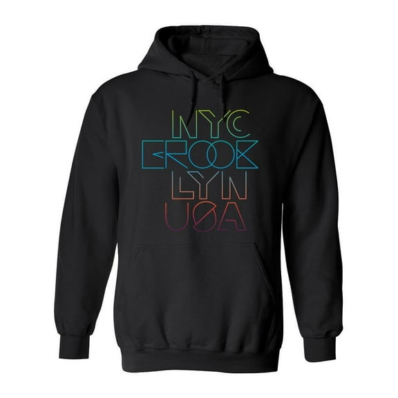 New York C, Brooklyn Hoodie Men -Image by Shutterstock, Male Medium