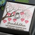 thumbnail image 2 of Grandchildren the Greatest Blessing Forever Necklace w Message Card, 2 of 7