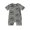 Grey, variant on Newborn Onesies Boy Boys Western Cowboy Short Sleeve Romper Baby Boy Romper White 12-18 Months