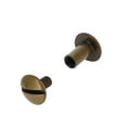 thumbnail image 2 of Chicago Screws, Dome Cap, Antique Brass, Solid Brass-LL (50 per bag), Multiple Sizes, 2 of 10