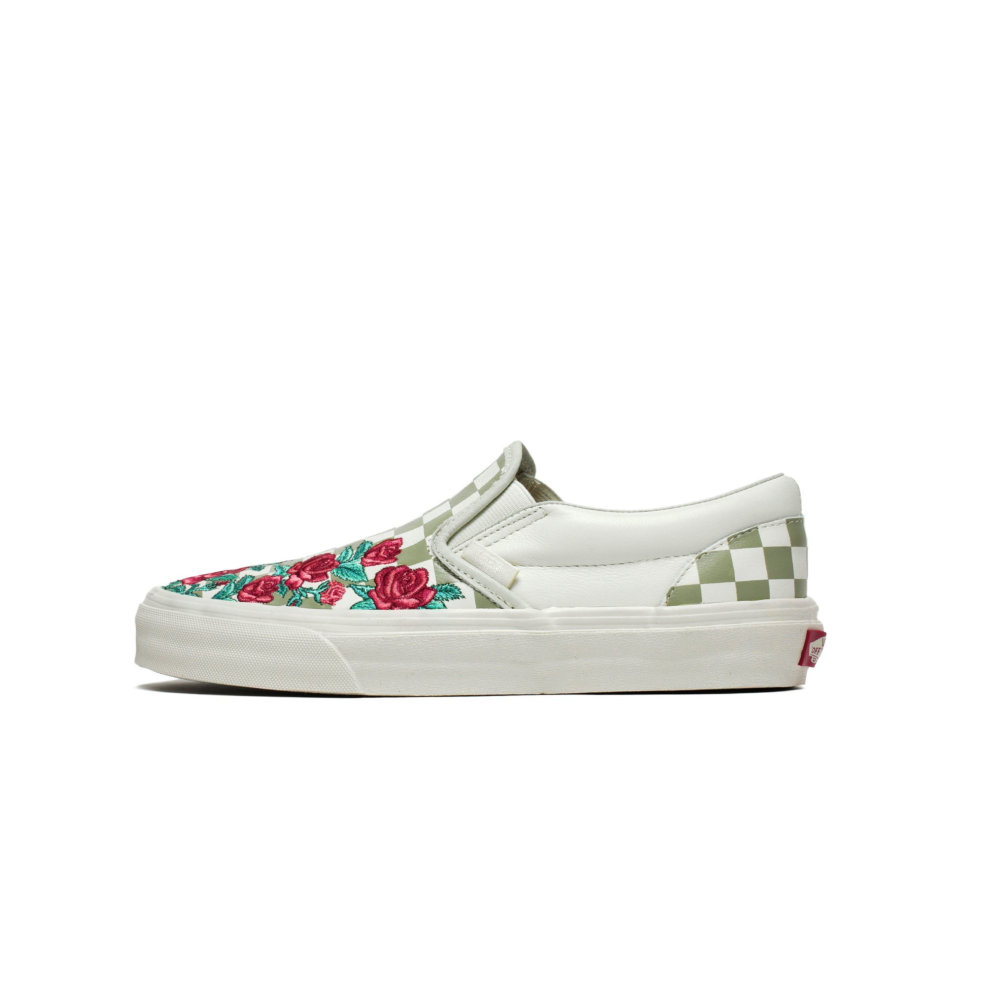 slip on dx rose embroidery