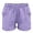 Purple, variant on XINXIAOO Girls' Casual Ruffled Paperbag Waist Shorts Elastic Wine SweatShorts Teen Summer Wide Leg Shorts with Pockets for Kids 6-7 Years