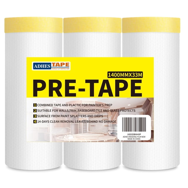 Película adhesiva pregrabada ADHES de 140 cm x 33 m para pintar