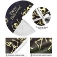 thumbnail image 2 of Coolnut Halloween Tree Skirt, Skull Ghost Xmas Tree Skirt, Floor Door Round Mat Decorations for Holiday Party Home Christmas Day Ornaments,47.2", 2 of 6