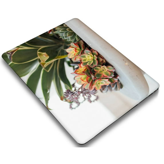 KSK KAISHEK Compatible with Newest MacBook Pro 13 inchs Case Release Model A1706 A1708 A1989 A2159 A2251 A2289 A2338 M1, Plastic Hard Shell Case + Black Keyboard Cover, Flower 1751