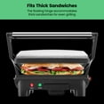 thumbnail image 4 of Chefman Parrilla Panini Prensa y Gourmet S&aacute;ndwich de Hacer, 4 Rebanadas, 4 of 8