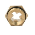 thumbnail image 2 of Unique Bargains M24 to M22 Male Thread Brass Outlet Joint Adapter 2Pcs for Cleaning Machine, 2 of 3