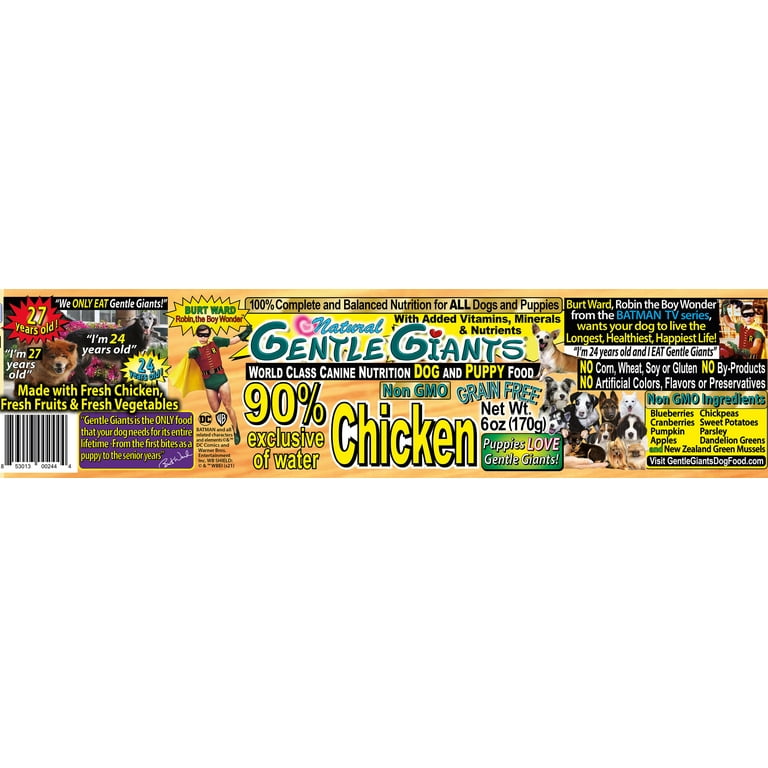 Gentle giants dog food walmart 2025