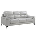 thumbnail image 2 of Pemberly Row Leather Match Sofa in Silver Gray, 2 of 7