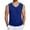 *Blue, variant on Rigardu tank tops men Men's Spring And Summer Daily Casual Sleeveless V Neck Vest T Shirt tank top for men Army Green   L
