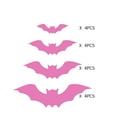 thumbnail image 2 of Bjutir Stickers 3D Bats Pink And Black Outdoor Indoor Decor Wall Decal Stickers Bats Decoration For Bedroom, 2 of 6